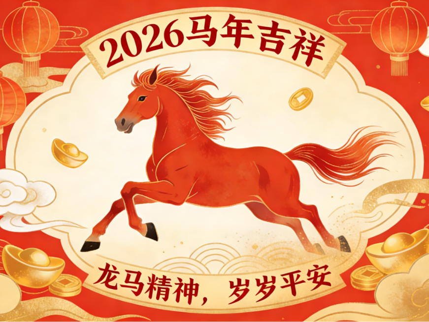 Qingdao Sinoland wishes everyone a happy and prosperous Year of the Horse!